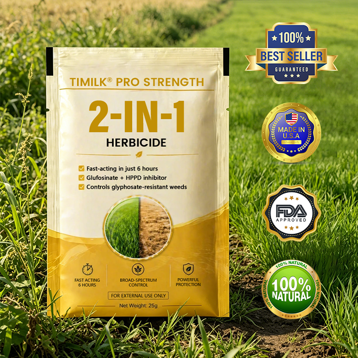 🏆 Official Store |Timilk® Pro Strength 2-in-1 Herbicide: Fast Acting Results on Glyphosate-Resistant Weeds