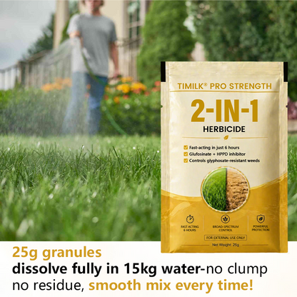 🏆 Official Store |Timilk® Pro Strength 2-in-1 Herbicide: Fast Acting Results on Glyphosate-Resistant Weeds