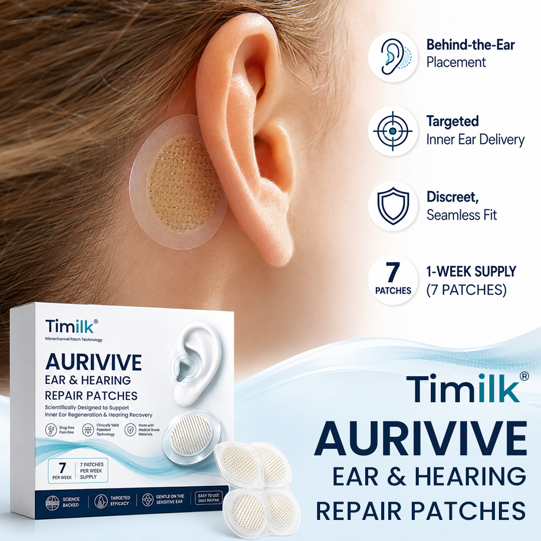 Timilk® AuriVive Ear & Hearing Repair Patches