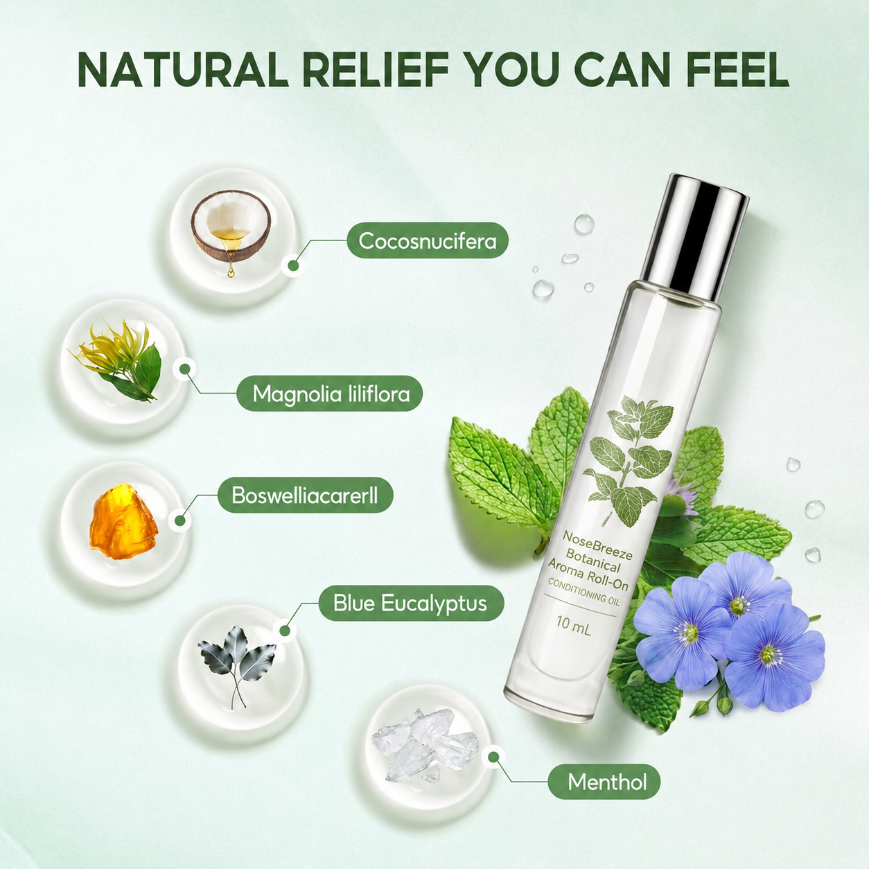 NoseBreeze Botanical Aroma Roll-On